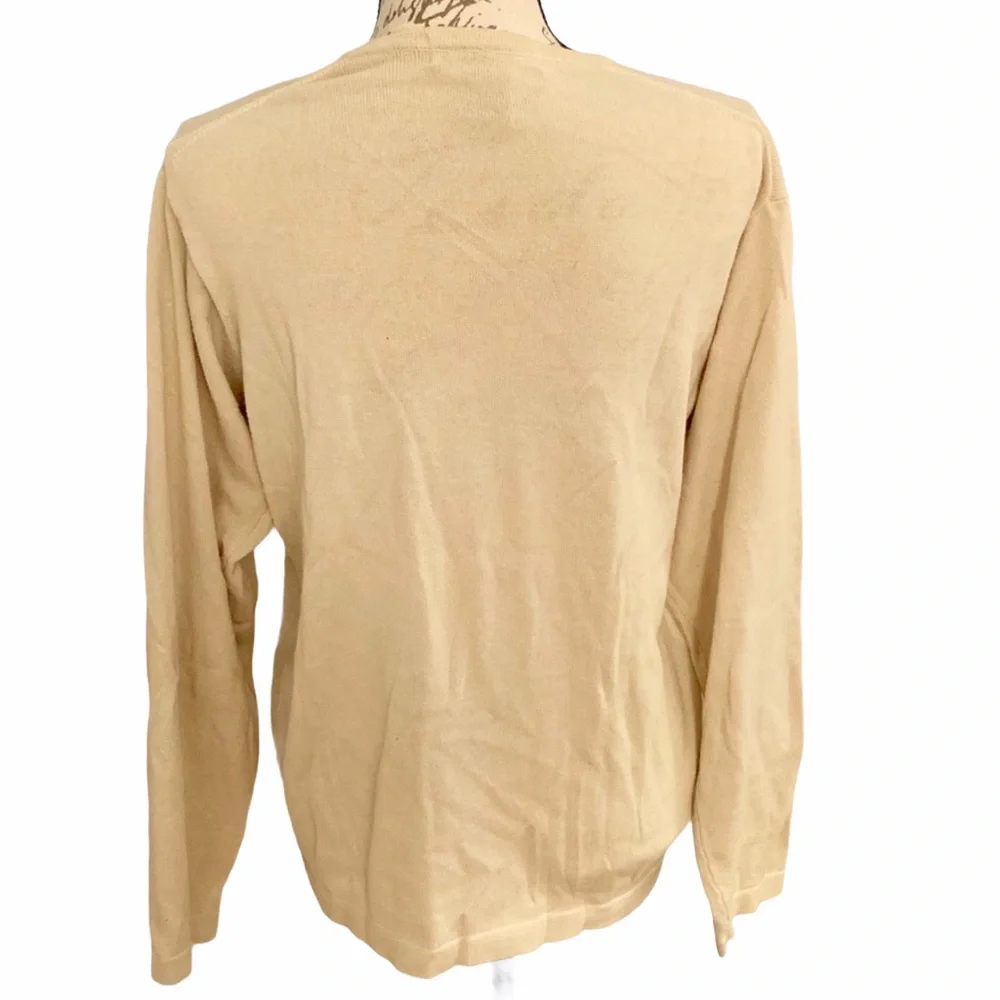 Banana Republic Lt. Yellow V-Neck Sweater Size S